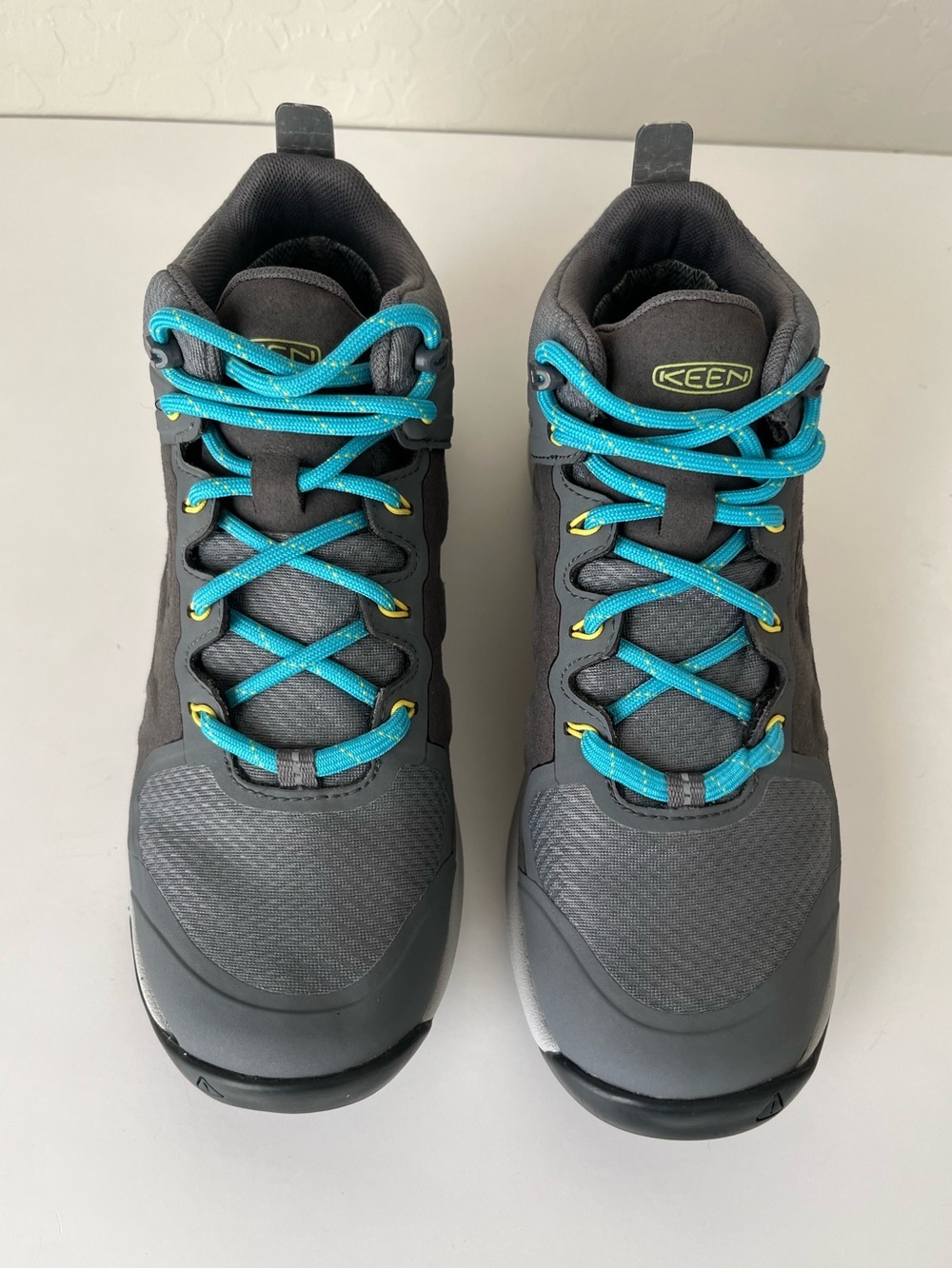 Keen Explore mid waterproof hiking boots lightweight grey 7.5 - Picture 5 of 12